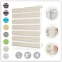 LICHTBLICK Doppelrollo Klemmfix Duo Rollo beige weiß Bild 2