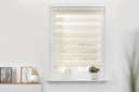 LICHTBLICK Doppelrollo Klemmfix Duo Rollo beige weiß Bild 3