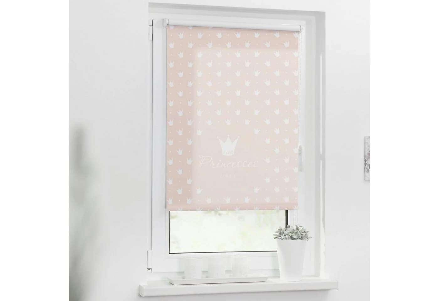 LICHTBLICK ORIGINAL Seitenzugrollo Prinzessin Lilly Rosa Klemmfix - Bild 2