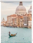 LICHTBLICK Seitenzugrollo Klemmfix Venedig Motiv Blau/Weiß Bild 3