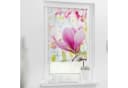 LICHTBLICK ORIGINAL Seitenzugrollo Klemmfix Motiv Magnolie Rosa Weiß Bild 2
