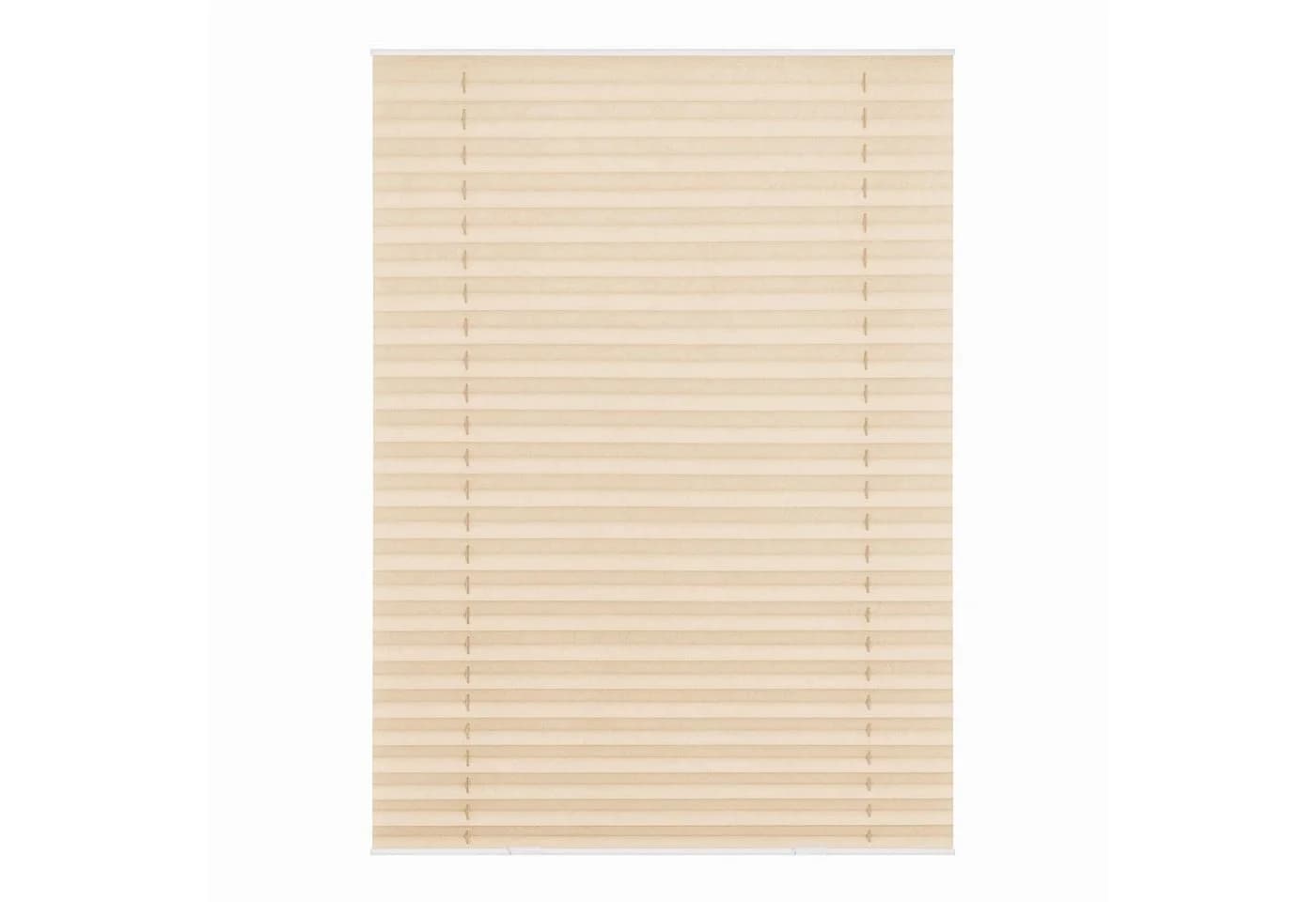 LICHTBLICK Dachfensterplissee Haftfix beige 36x80 cm