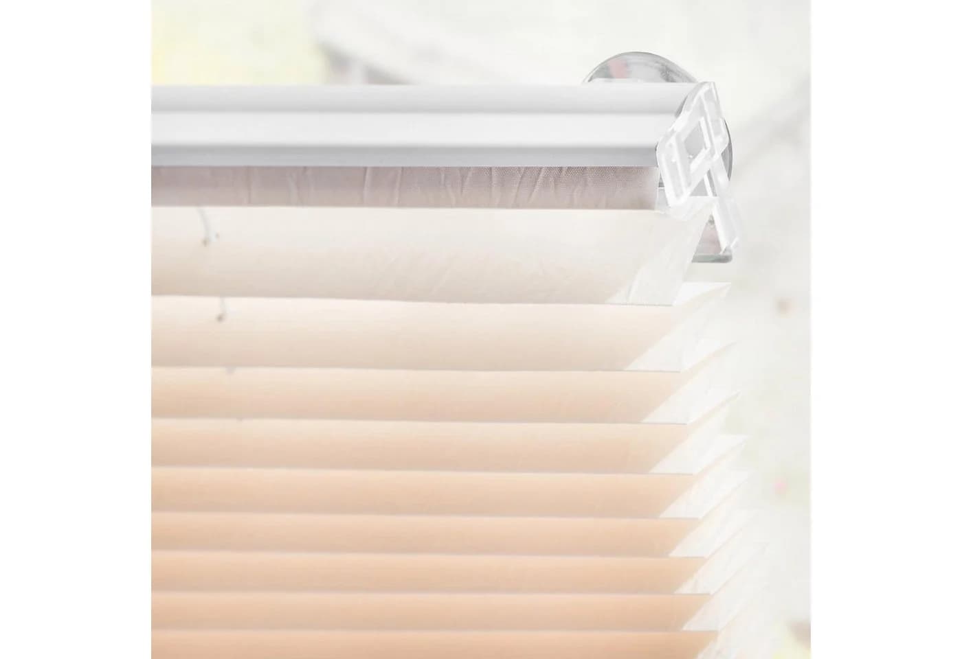 LICHTBLICK Dachfensterplissee Haftfix beige 36x80 cm - Bild 3
