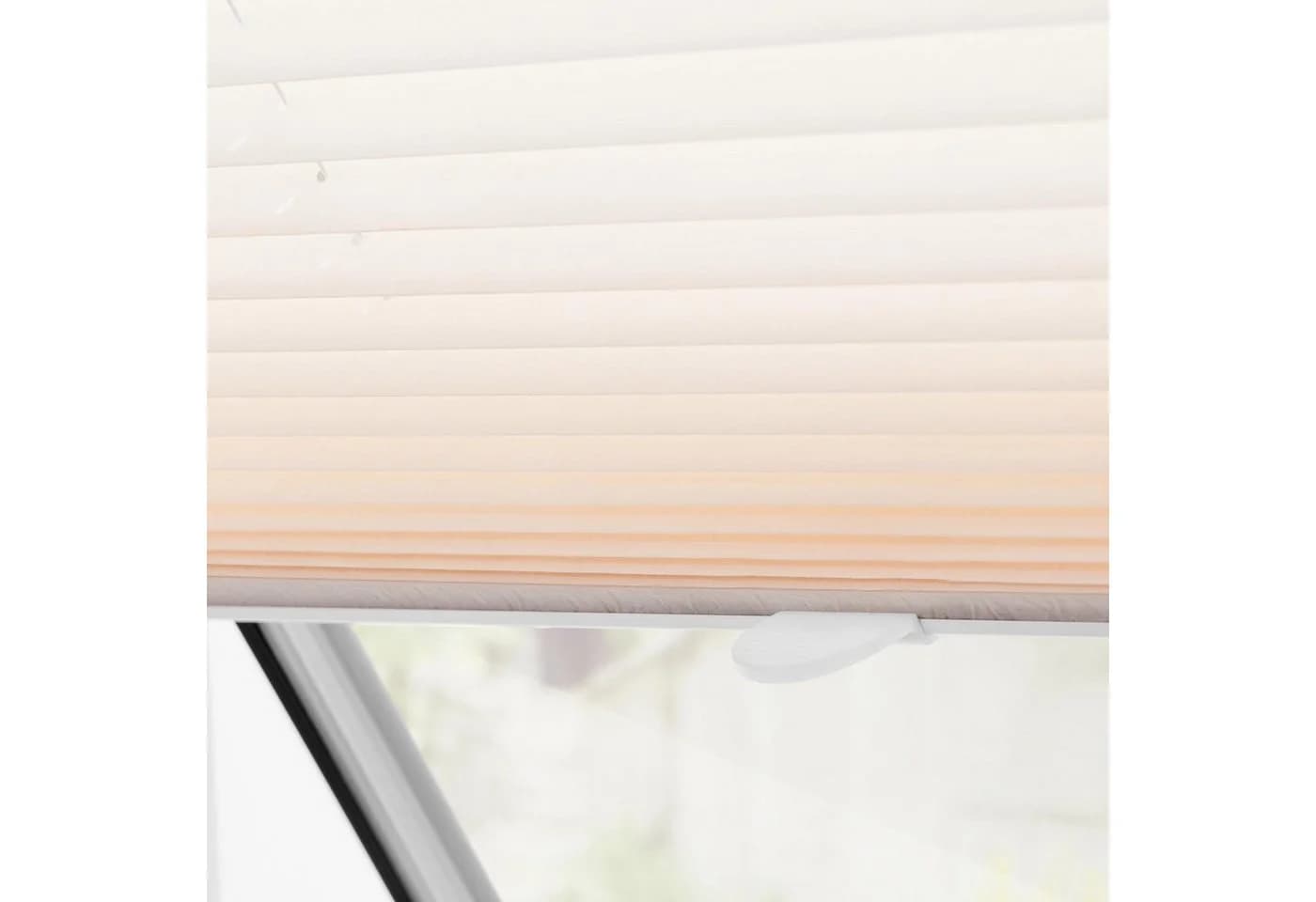 LICHTBLICK Dachfensterplissee Haftfix beige 36x80 cm - Bild 4