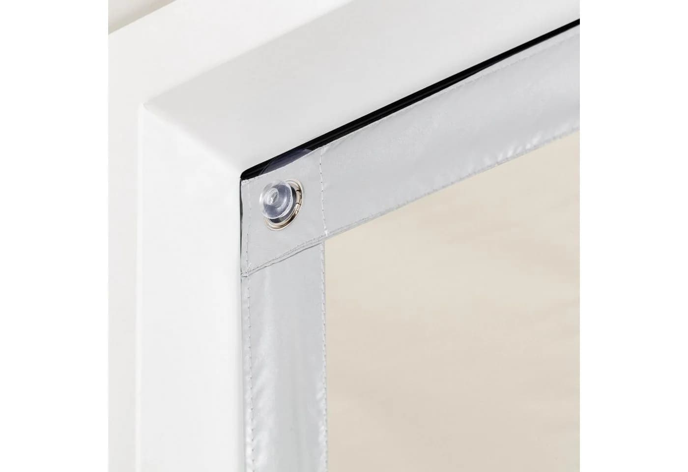 LICHTBLICK Dachfensterrollo Haftfix Hitzeschutz Beige