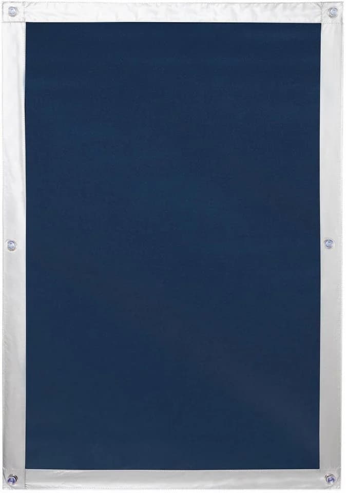 LICHTBLICK ORIGINAL Dachfensterrollo Haftfix Hitzeschutz Verdunkelung Blau - Bild 2