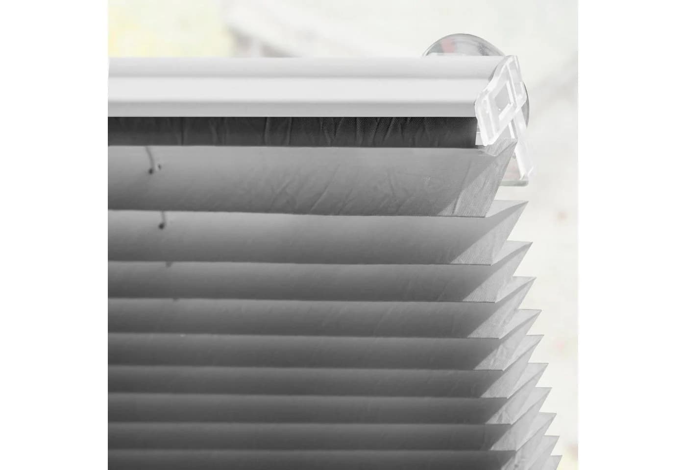LICHTBLICK Dachfensterplissee Grau Haftfix - Bild 3