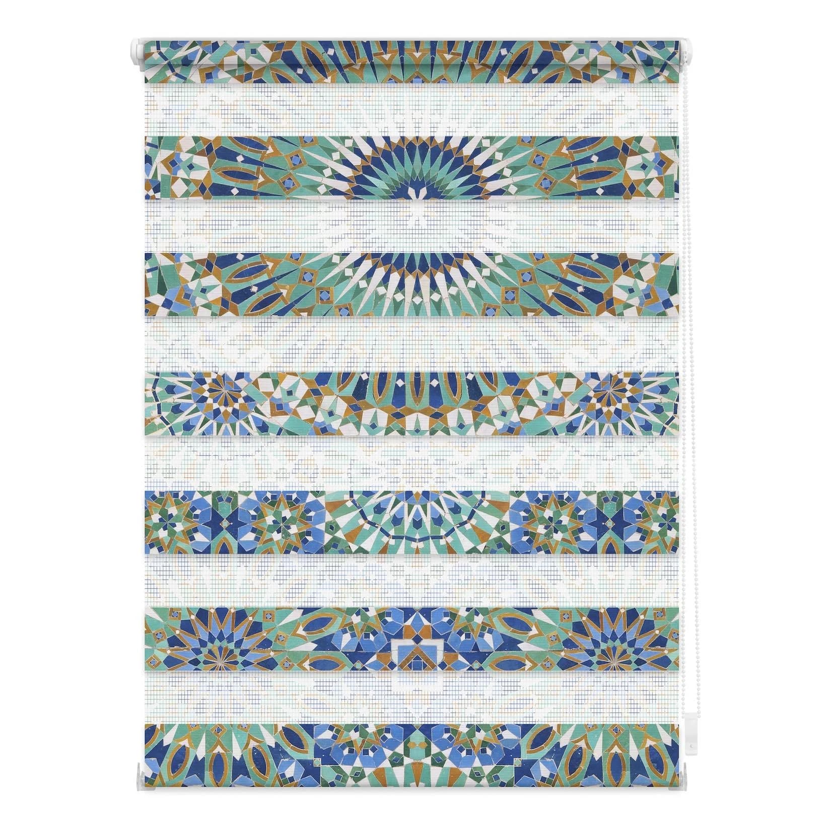 LICHTBLICK ORIGINAL Duo Rrollo Orientalisches Muster Klemmfix