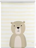 Lüttenhütt Seitenzugrollo Bär Beige Weiß Verdunkelnd Klemmfix Bild 2
