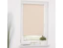 LICHTBLICK ORIGINAL Seitenzugrollo Uni Rollo Beige/Weiß Verdunkelnd Klemmfix Bild 2