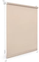 LICHTBLICK ORIGINAL Seitenzugrollo Uni Rollo Beige/Weiß Verdunkelnd Klemmfix Bild 3
