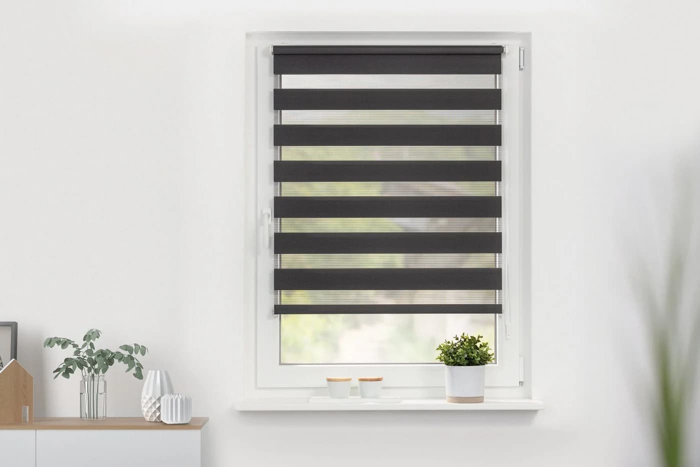 Doppelrollo Duo Rollo Klemmfix, ohne Bohren, Roomy