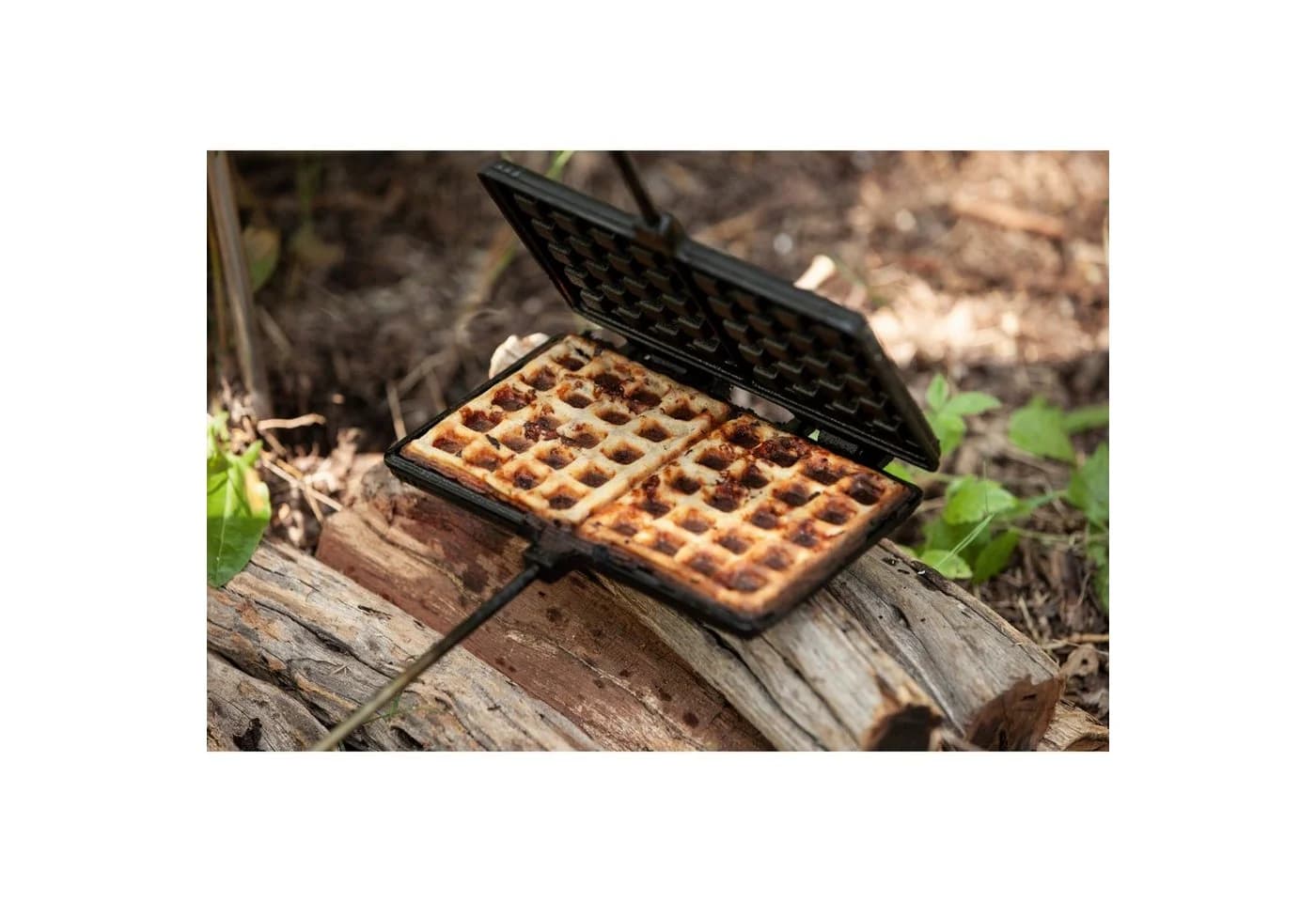 Petromax Waffeleisen Gusseisen mit langem Stiel - Bild 5