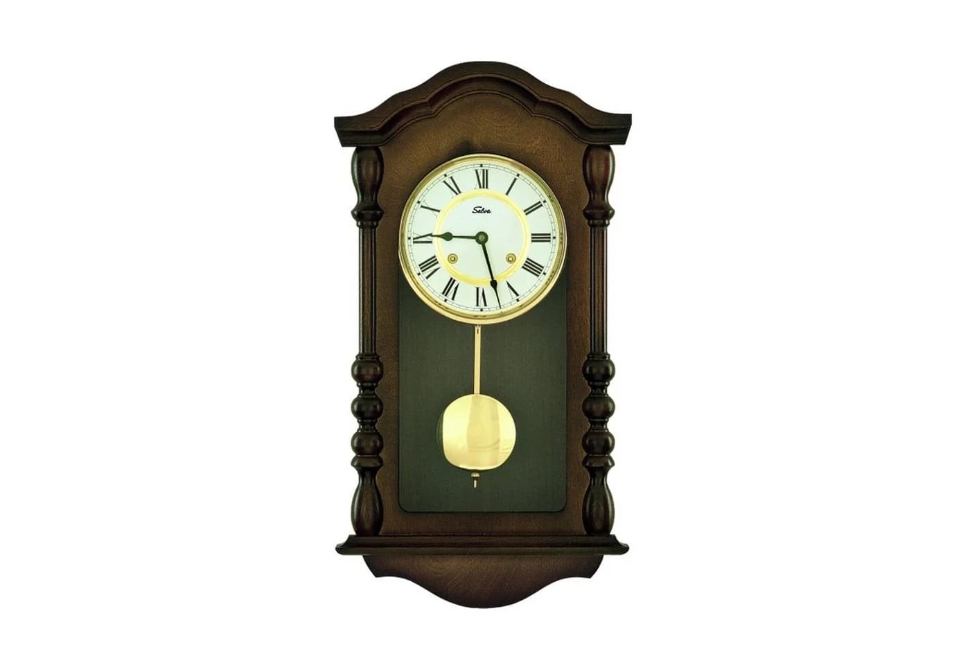 Selva Technik Wanduhr SELVA Quarz-Regulator Burgdorf Nussbaum