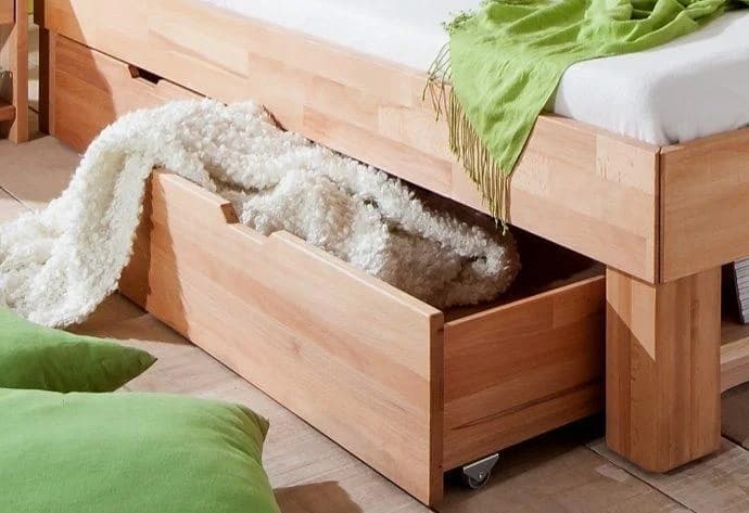 Relita Bettschubladen Set Julia 2er Set Buche massiv geölt - Bild 4
