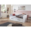 Funktionsbett RELITA "Lina" Weiß mit 2 Schubkästen Bild 1