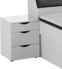 Relita Nachtschrank Maxi Weiß mit 3 Schubladen Bild 4