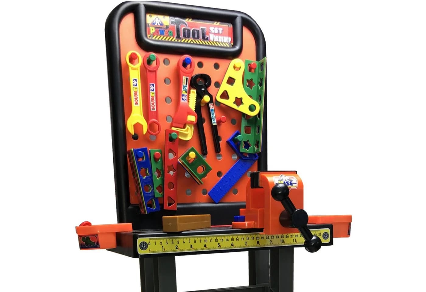 TikTakToo Spielwerkbank Kinder Werkbank mit Werkzeug und Akkuschrauber - Bild 4