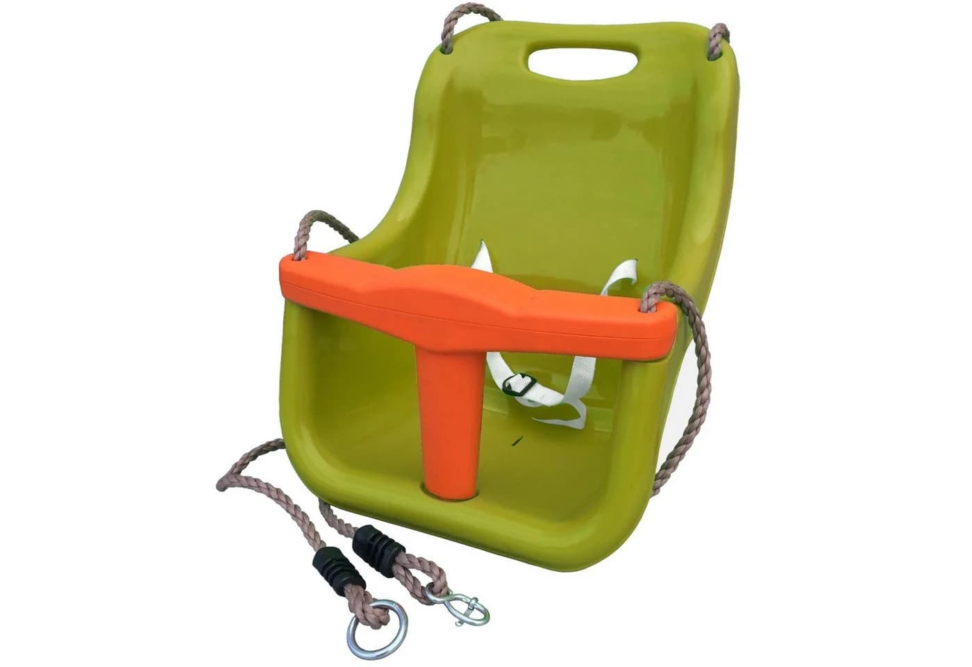 Loggyland Babyschaukel 2 in 1 mit Sicherheitsgurten und Befestigungsringen - Bild 2