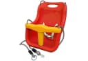 Loggyland Einzelschaukel Babyschaukel Rot/Gelb mit Sicherheitsgurten Bild 2