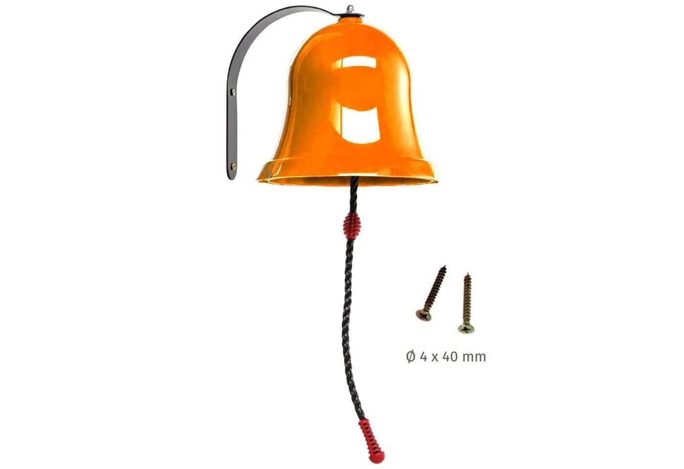 Loggyland Spielturm-Erweiterung Schiffsglocke Orange Kunststoff