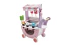 TikTakToo Lauflernwagen Holz Rosa mit magnetischem Eis-Zubehör Bild 1