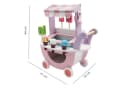 TikTakToo Lauflernwagen Holz Rosa mit magnetischem Eis-Zubehör Bild 3