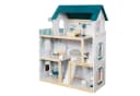 TikTakToo Puppenhaus XXL Puppenvilla Set aus Holz mit Zubehör für Kinder, 17-tlg, 5 Zimmer Bild 3
