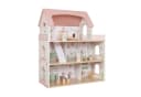 TikTakToo Puppenhaus Holzpuppenhaus Rosa mit 14-teiligem Zubehörset Bild 3