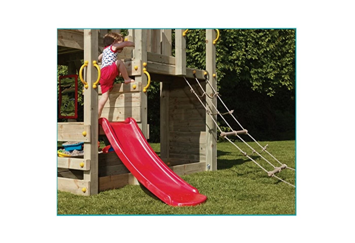 Loggyland Anbaurutsche für Kinder aus HDPE Kunststoff - Bild 3