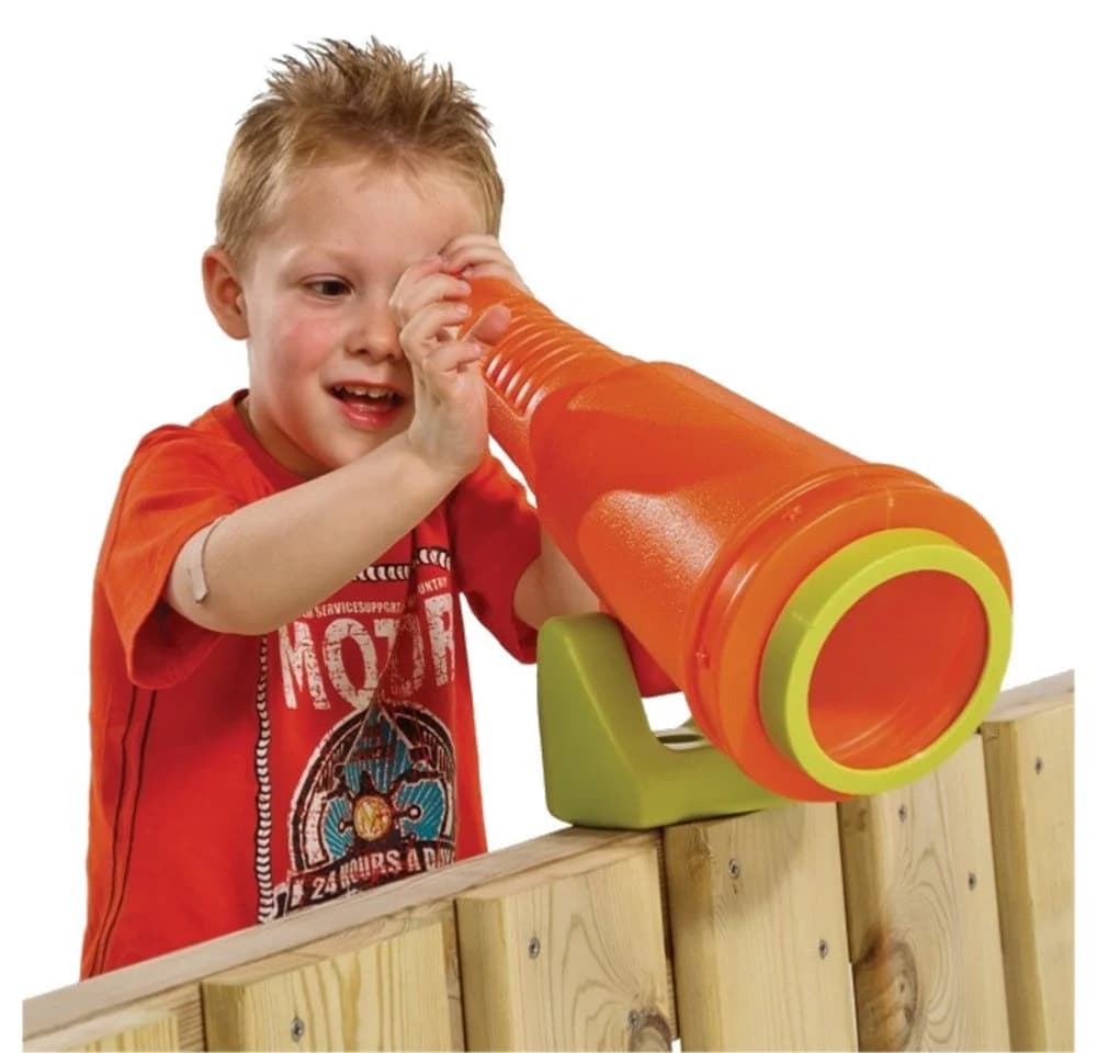 Loggyland Spielturm-Erweiterung Teleskop Fernglas HDPE-Kunststoff Türkis - Bild 3
