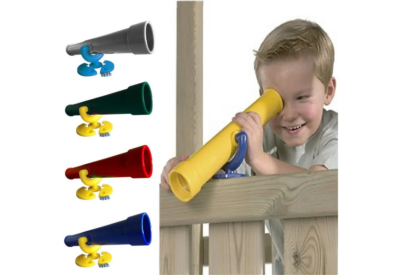 Loggyland Spielturm-Erweiterung Teleskop-Fernrohr Standard Türkis