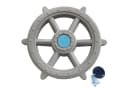 Loggyland Steuerrad Schiff Lenkrad Piratenlenkrad Ø 48 cm Bild 2