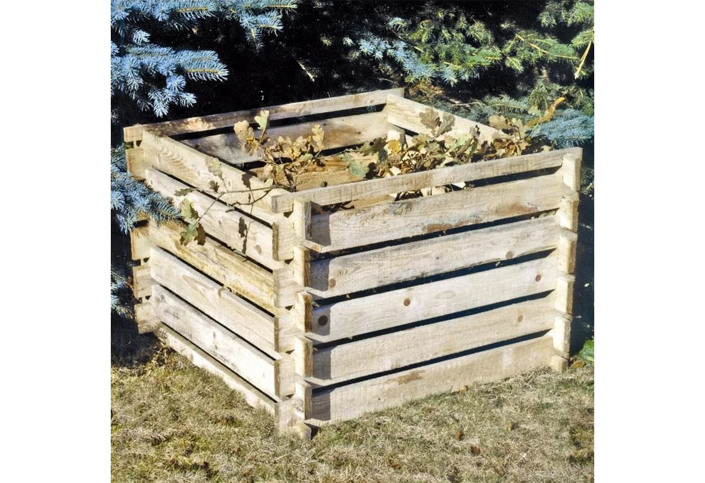 Loggyland Komposter Holz Stecksystem Kiefernholz