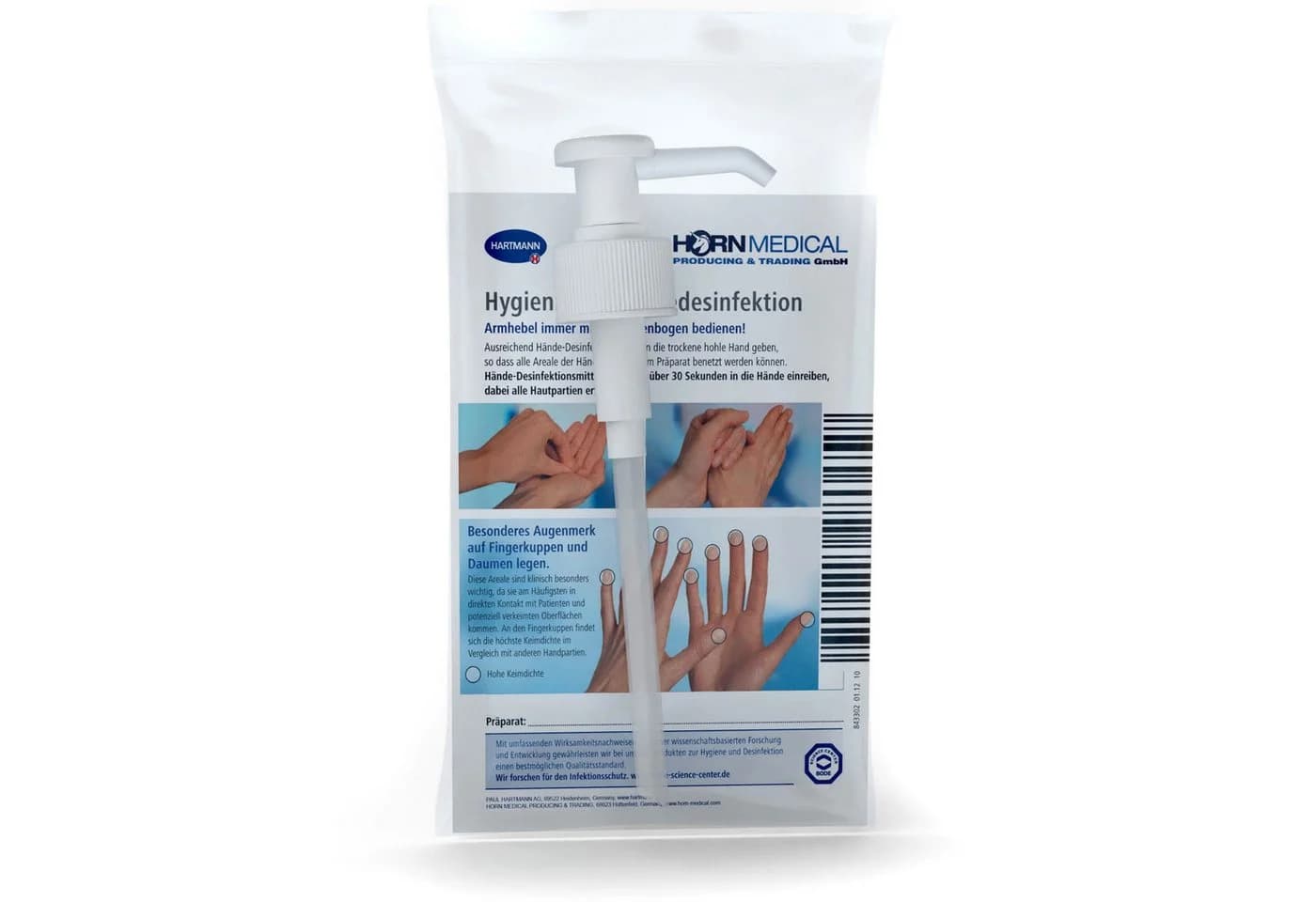 Horn Medical Desinfektionsmittelspender Dosierpumpe 2,2ml Hubvolumen - Bild 2