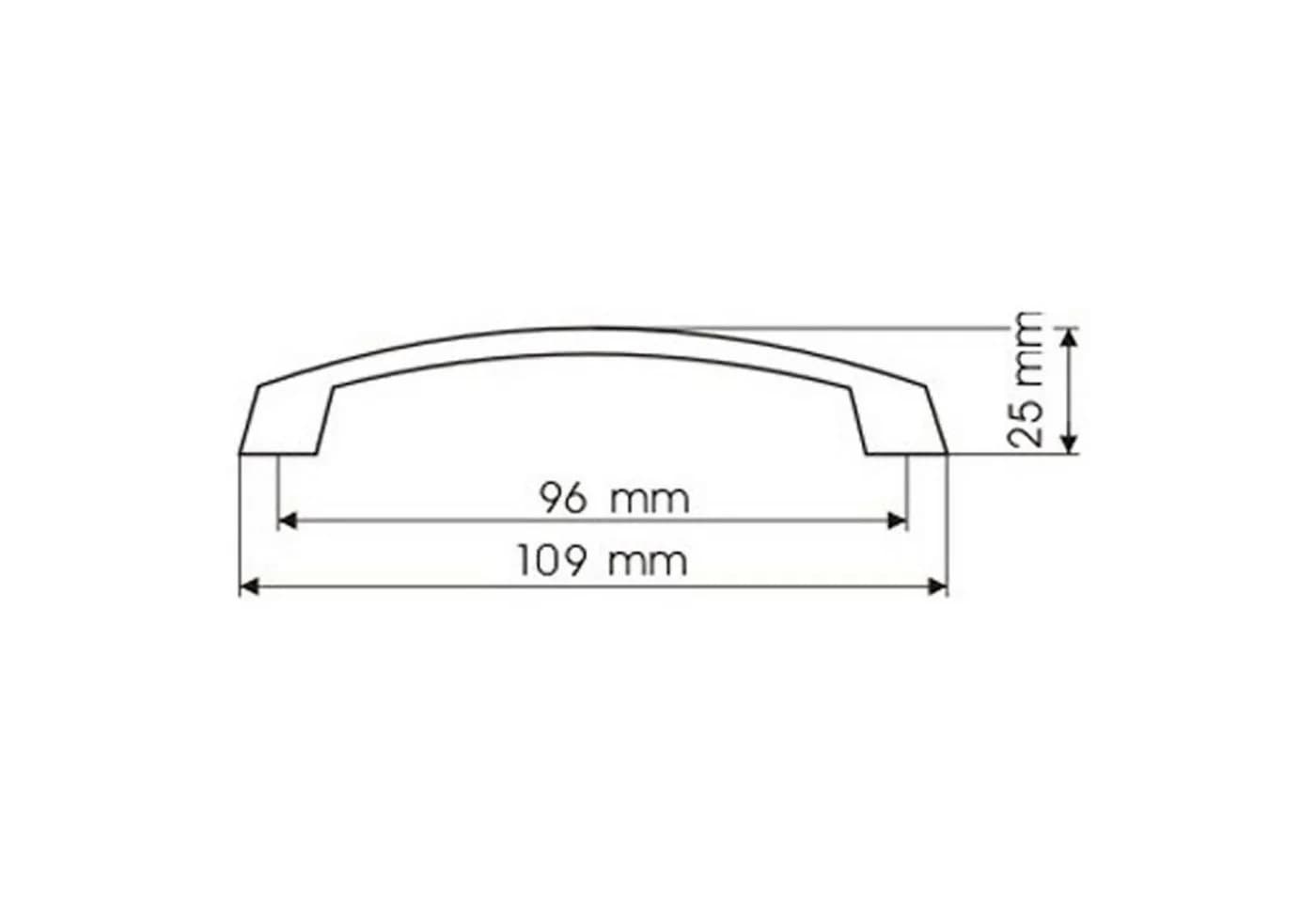 SO-TECH® Bügelgriff UN17 BA 96 mm Chrom matt - Bild 4
