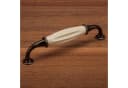 SO-TECH® Möbelgriff Porzellangriff META BA 128 mm Bronzeoptik / creme Bild 5