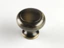 SO-TECH® Möbelknopf K-03 Ø 32 mm Messing brüniert mit Schraube Bild 1