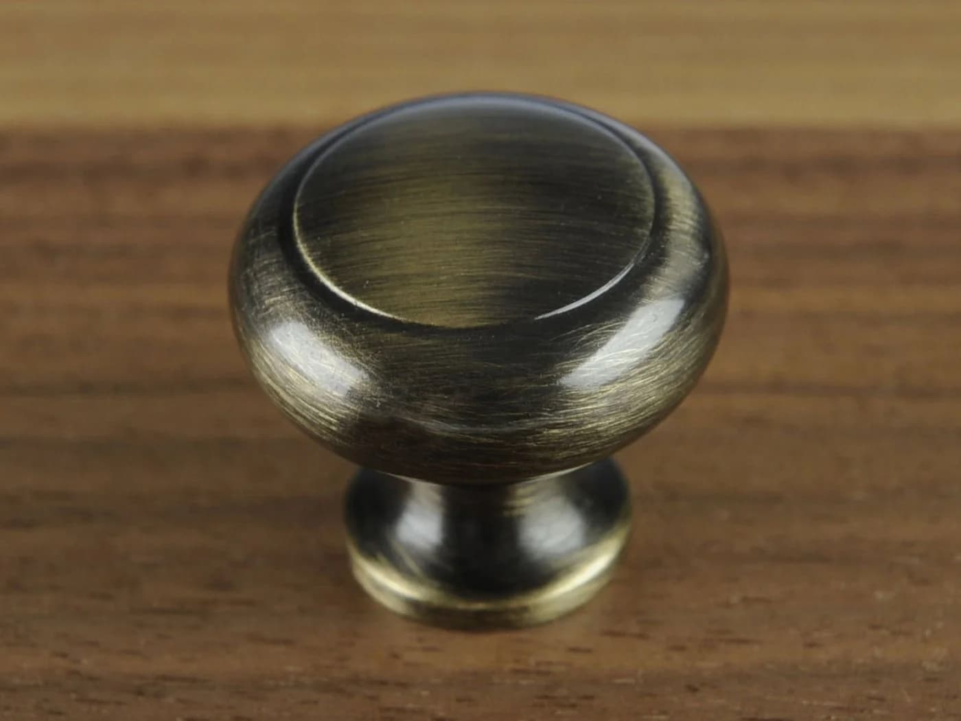 SO-TECH® Möbelknopf K-03 Ø 32 mm Messing brüniert mit Schraube - Bild 4