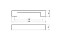 SO-TECH® Bügelgriff MARKANT Edelstahloptik 128 mm Lochabstand Bild 3