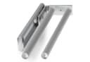 SO-TECH® Ausziehbarer Handtuchhalter 2-armig Aluminium Chrom Bild 1