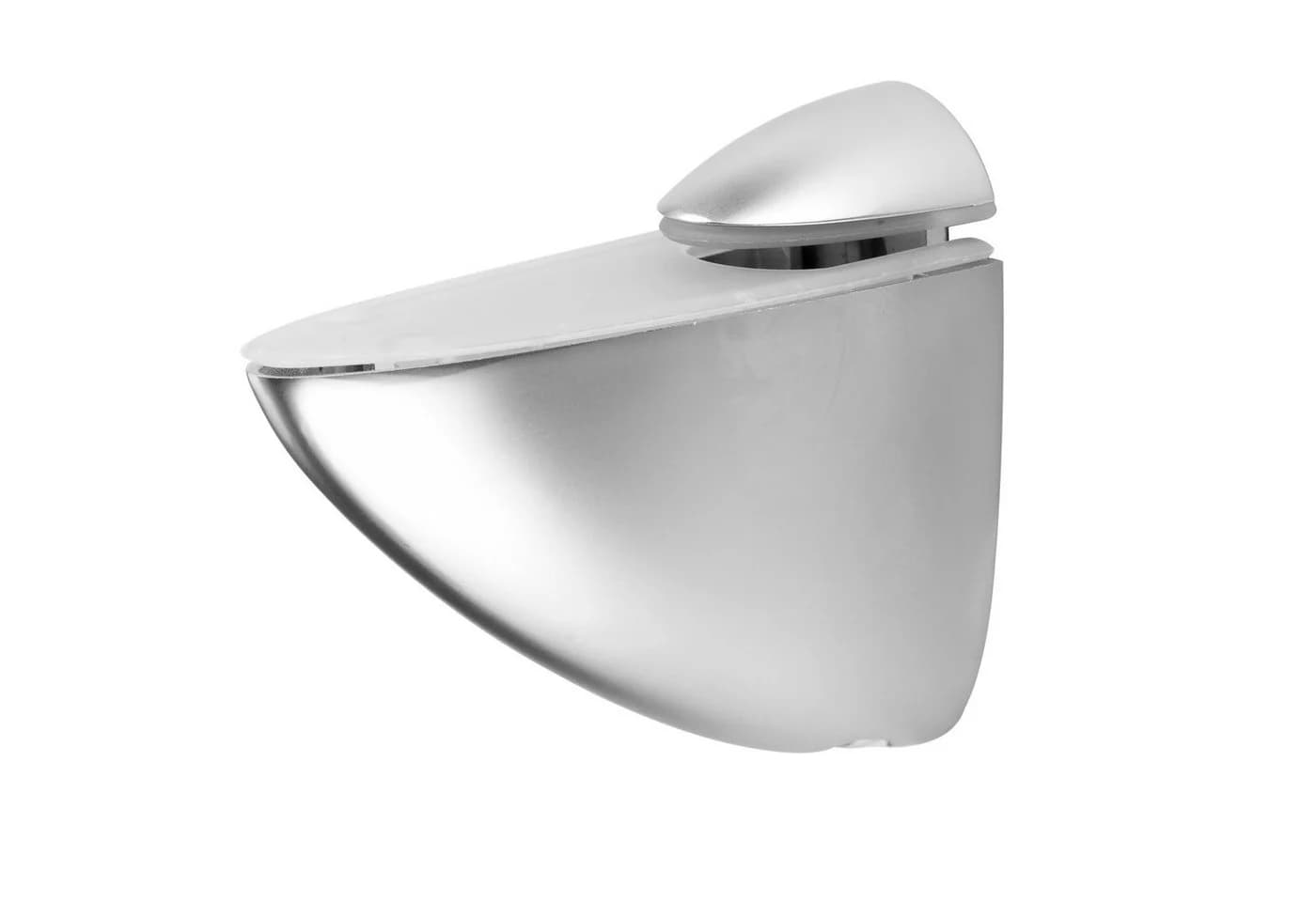 SO-TECH® Wandregalhalter Typ L Chrom matt für Glas- und Holzböden - Bild 2
