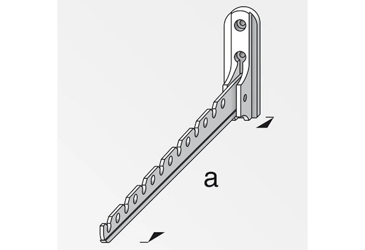 SO-TECH® OrgaTech Kleiderlüfter Grau Aluminium Klappbar