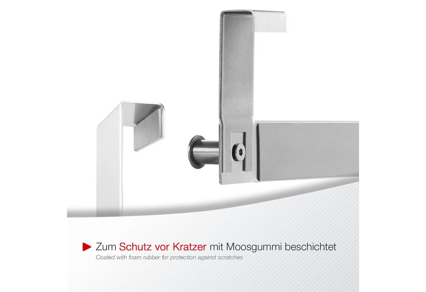 SO-TECH Türgarderobe LINEA Edelstahl 6 Haken Türhaken - Bild 5