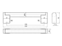 SO-TECH® Möbelgriff Stangengriff E7 Edelstahloptik Silber Bild 3