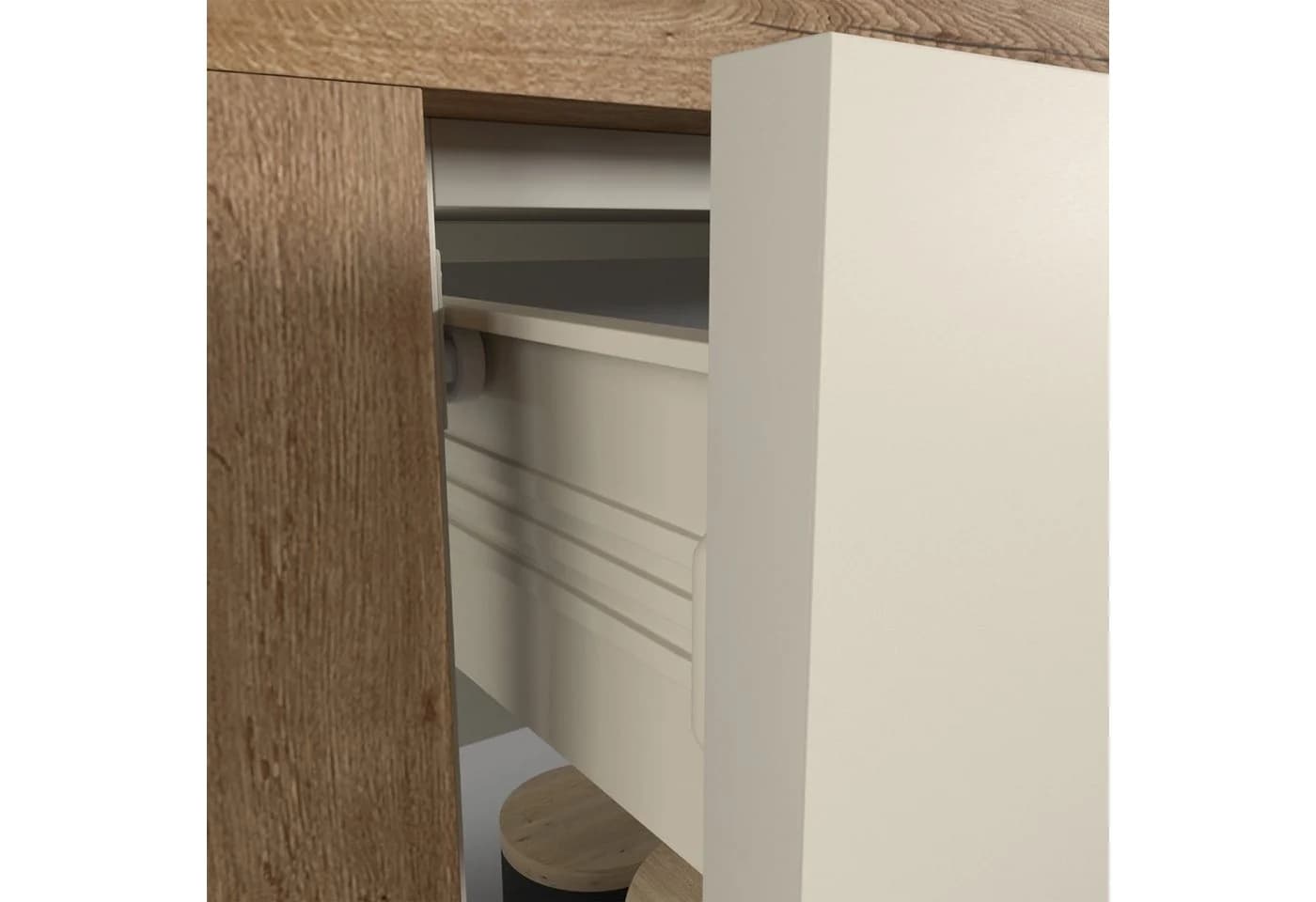 SO-TECH Schubladensystem MetallBox 30 cm cremeweiß