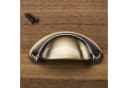 SO-TECH® Möbelgriff Muschelgriff KHEA BA 64 mm Messing brüniert Bild 1