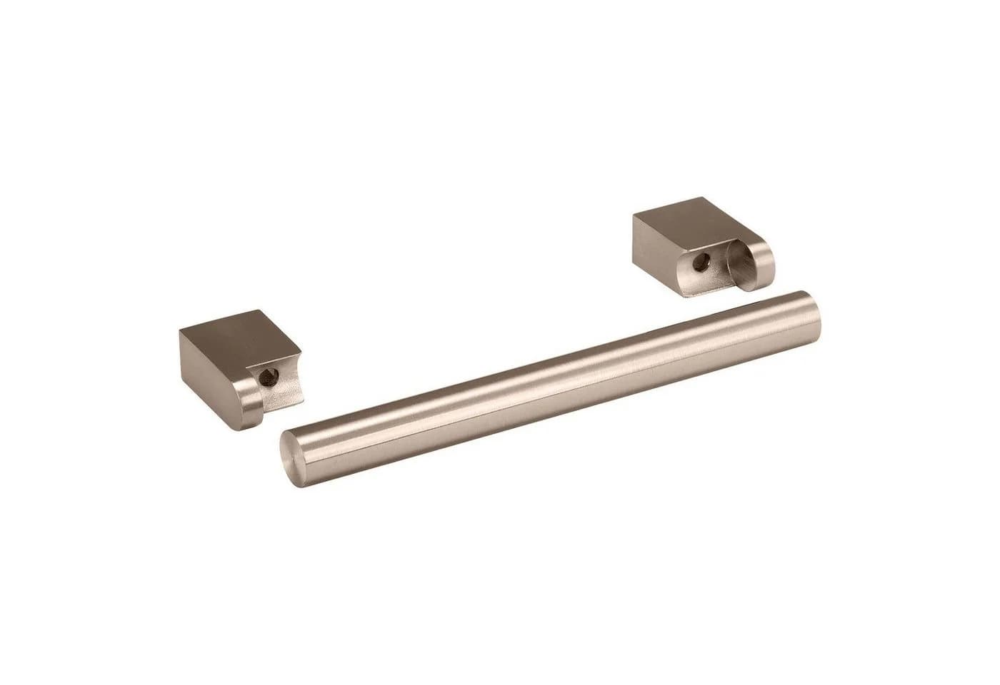 SO-TECH® Möbelgriff G15 Edelstahloptik Ø 14 mm, Höhe 35 mm, BA 160 mm