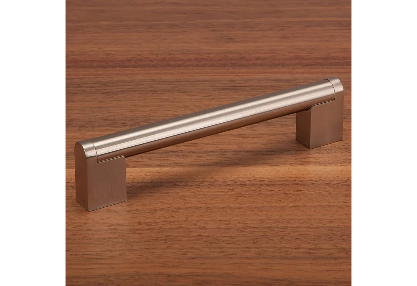 SO-TECH® Möbelgriff G15 Edelstahloptik Ø 14 mm, Höhe 35 mm, BA 160 mm - Bild 3