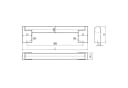 SO-TECH® Möbelgriff G15 Edelstahloptik Ø 14 mm, Höhe 35 mm, BA 160 mm Bild 5